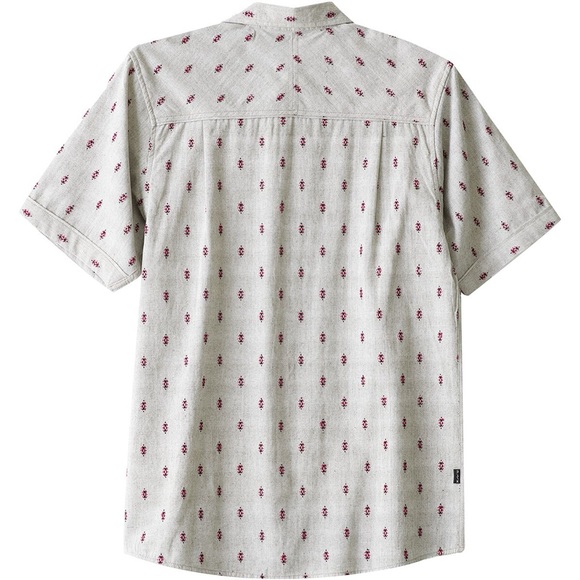 Kavu Men's Light Gray Patterned Button Down Shirt - Picture 2 of 4